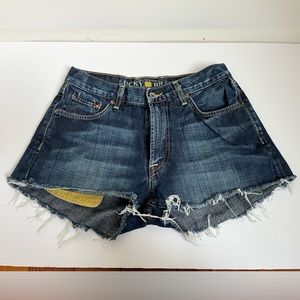 Lucky Brand 181 cutoff jean shorts, 30